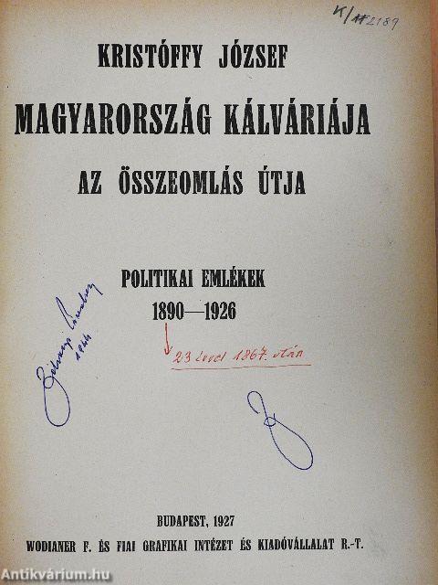 Magyarország kálváriája 