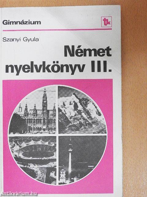 Német nyelvkönyv III.