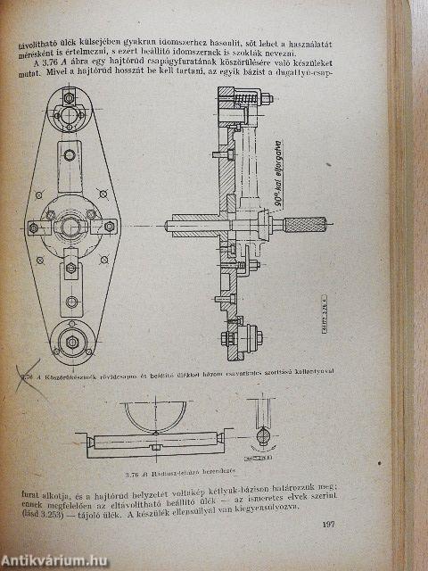 Forgácsoló készülékek szerkesztésének elemei