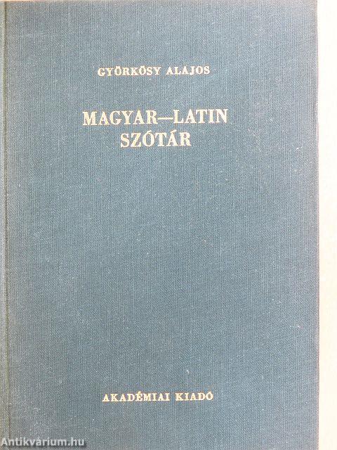 Magyar-latin szótár