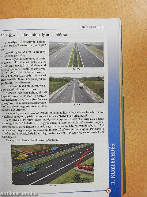 Interaktív KRESZ könyv személygépkocsi-vezetők részére