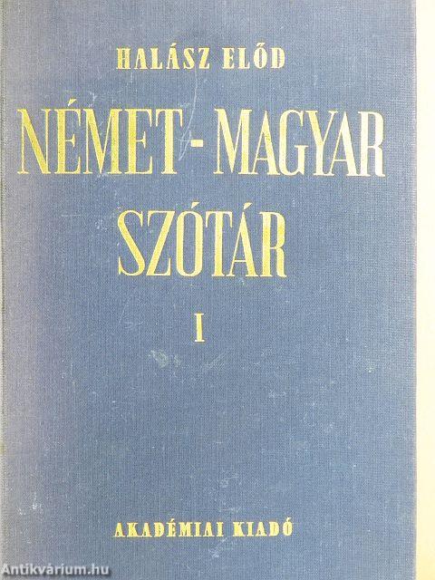 Német-magyar szótár I-II.