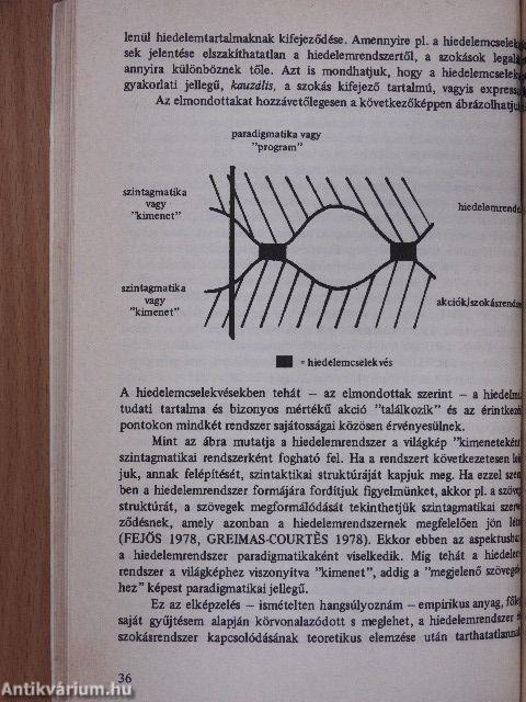 Hiedelemrendszer, szöveg, közösség I-II.