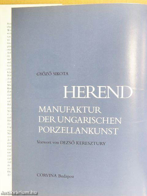 Herend: Manufaktur der ungarischen Porzellankunst