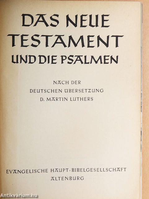 Das Neue Testament und die Psalmen (gótbetűs)