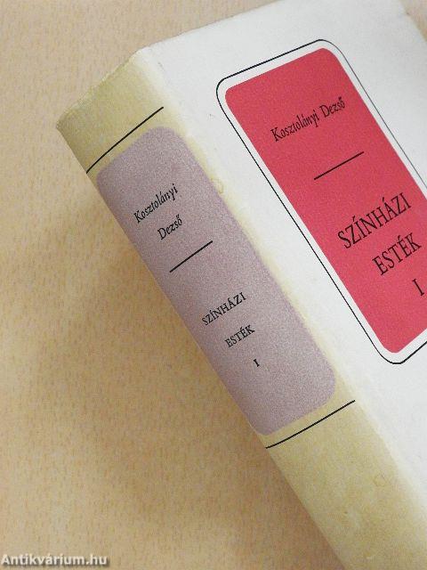 Színházi esték I.