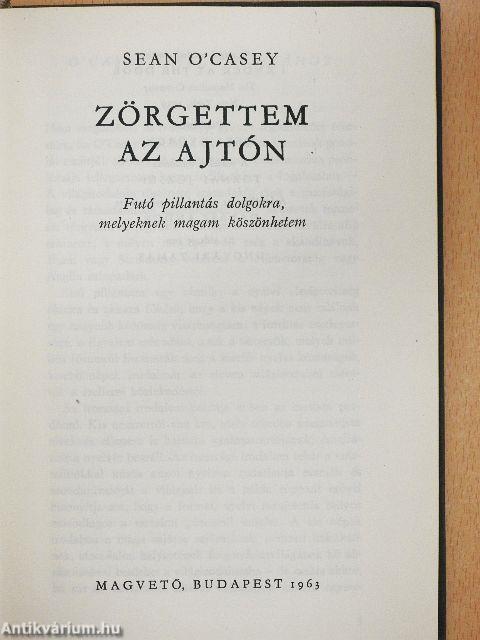 Zörgettem az ajtón