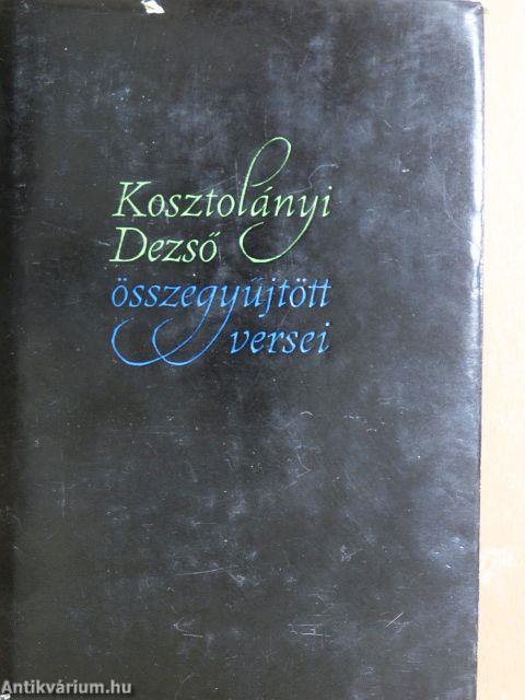 Kosztolányi Dezső összegyűjtött versei II. (töredék)