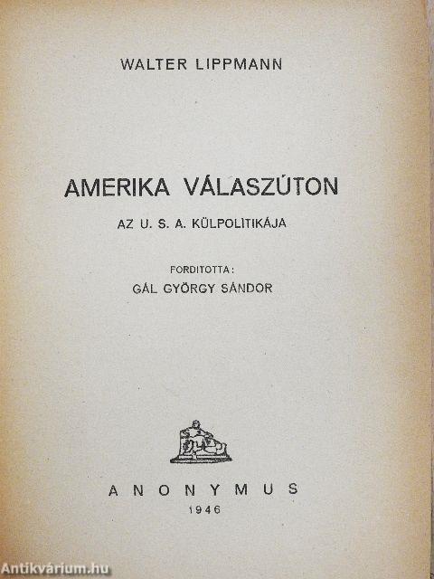 Amerika válaszúton