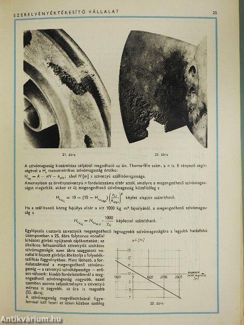 Szivattyú gyártmányismertető 4/I-II.
