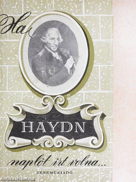 Ha Haydn naplót írt volna...