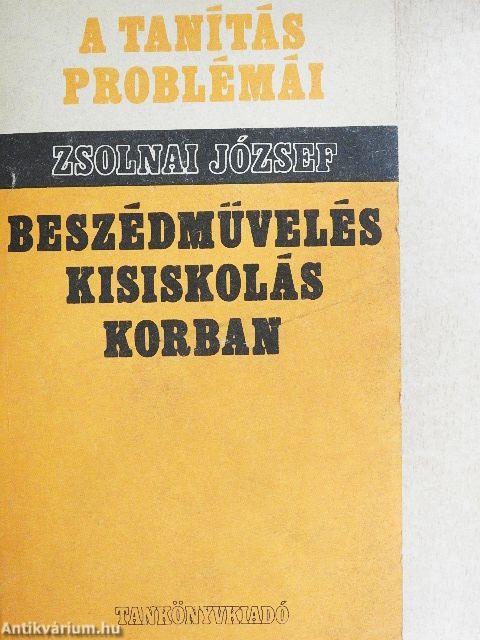 Beszédművelés kisiskolás korban