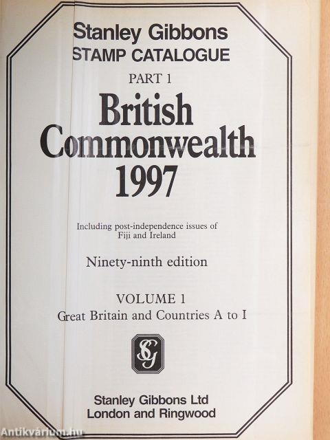 Stanley Gibbons Stamp Catalogue I/1.