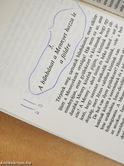 Bűnbánat - örömteljes élet