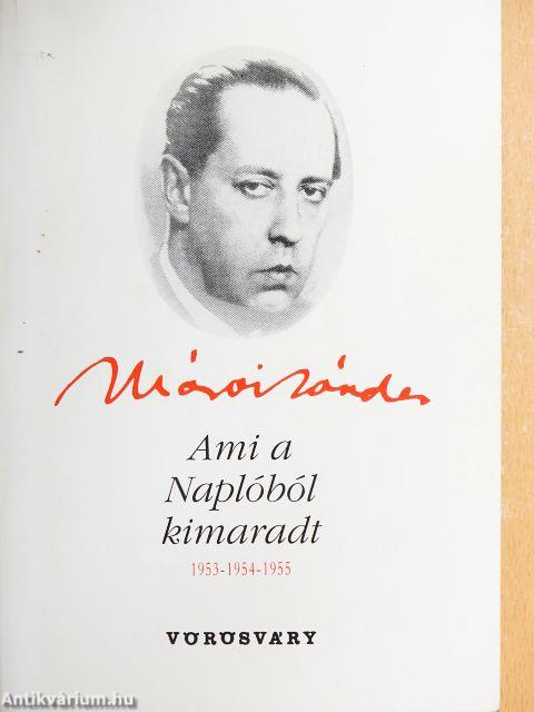 Ami a Naplóból kimaradt 1953-1954-1955