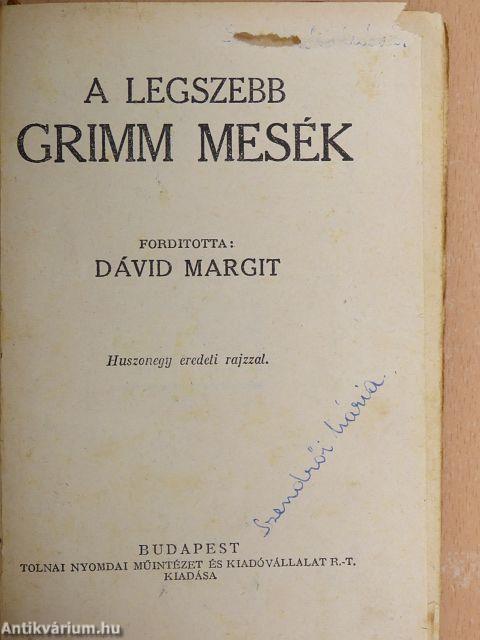 A legszebb Grimm mesék (rossz állapotú)