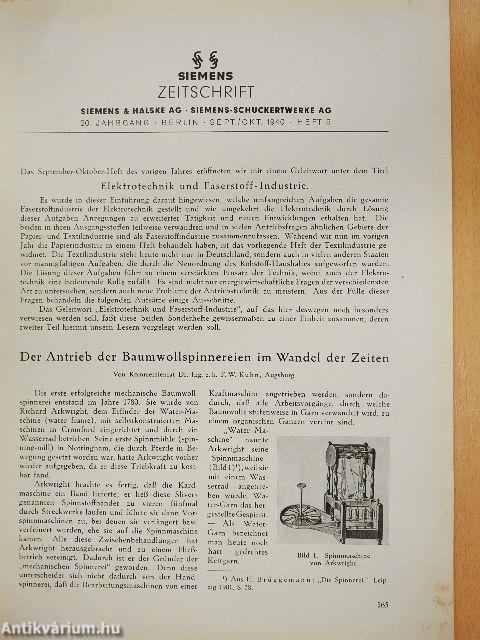 Siemens Zeitschrift Sept./Okt. 1940