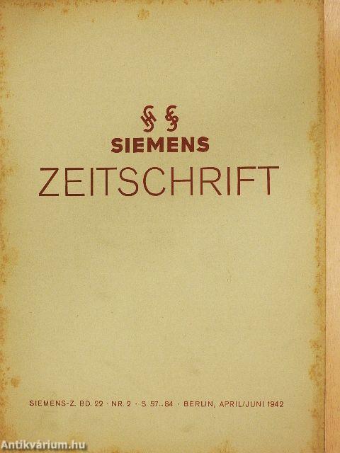 Siemens Zeitschrift April/Juni 1942