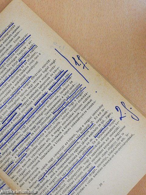 Közművelődési feladatokat ellátó intézmények és szervezetek