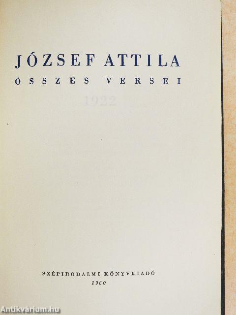 József Attila összes versei