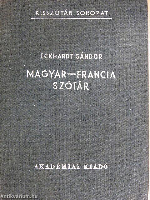 Magyar-francia szótár