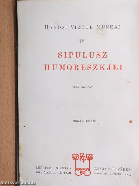Sipulusz humoreszkjei I.