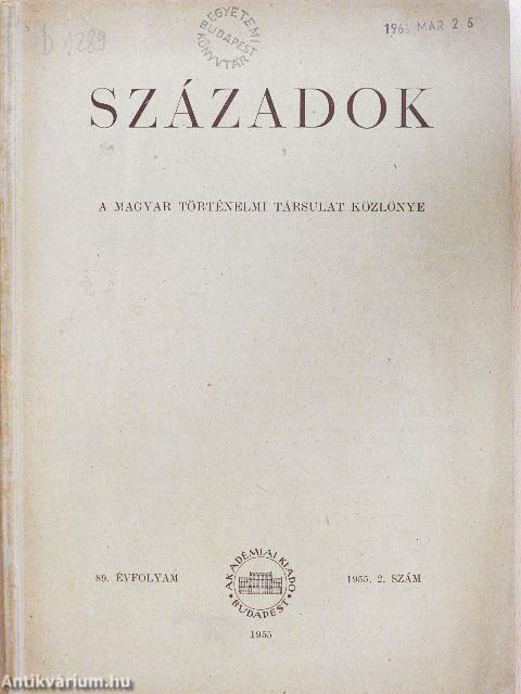 Századok 1955/2.