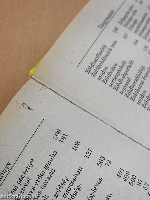 Esély szakácskönyv