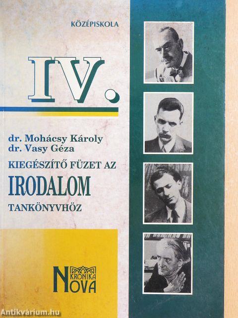 Kiegészítő füzet az irodalomtankönyvhöz