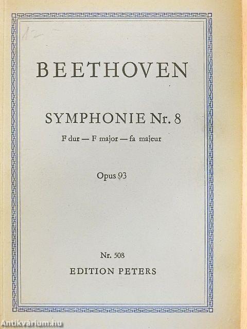 Symphonie Nr. 8 F dur