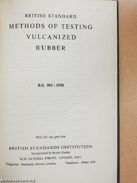 Methods of Testing Vulcanized Rubber