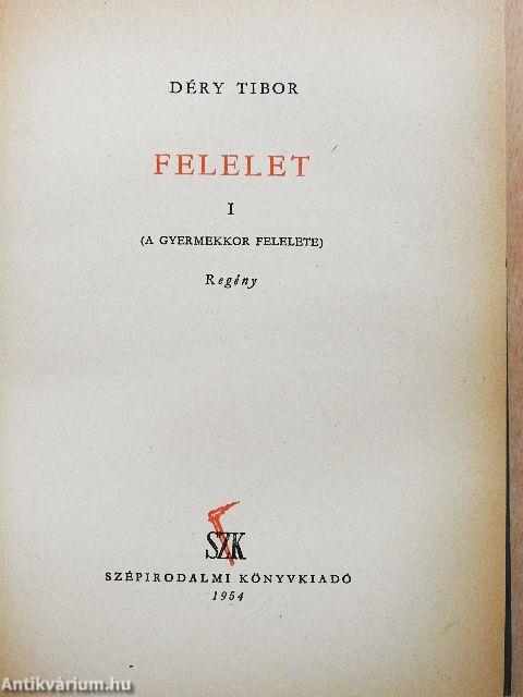 Felelet I-II.