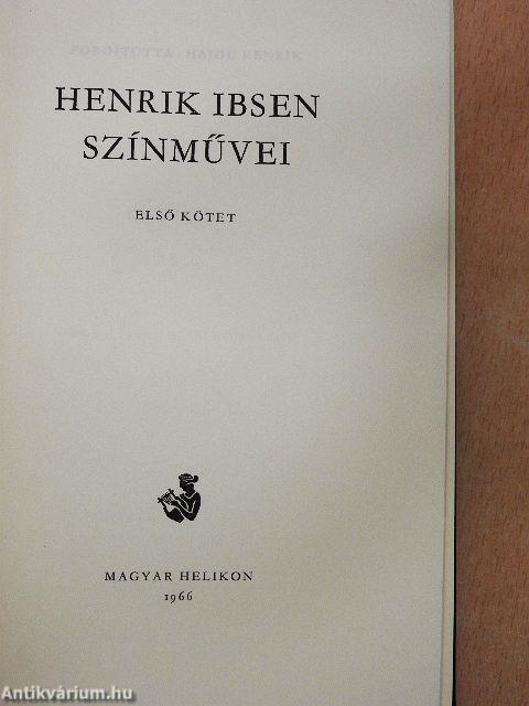 Henrik Ibsen színművei I.