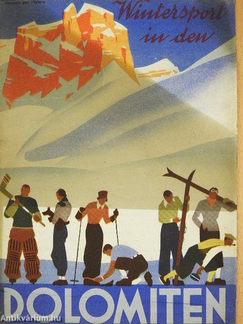 Wintersport in der Dolomiten