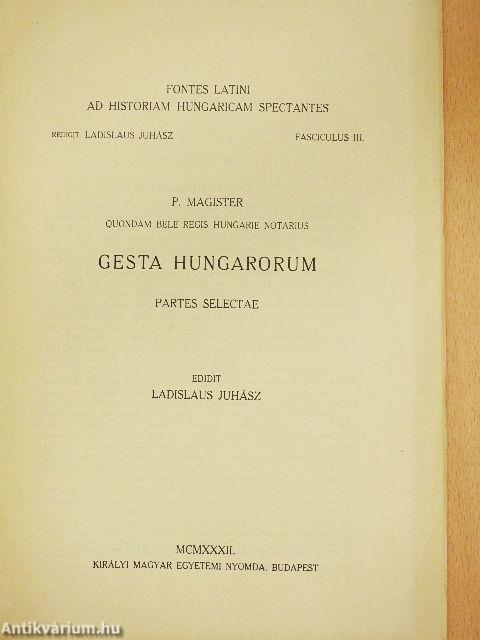 Gesta Hungarorum