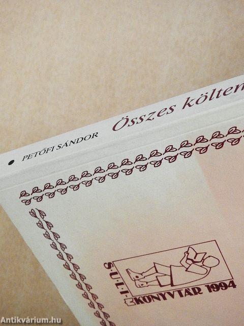 Petőfi Sándor összes költeményei I-II.