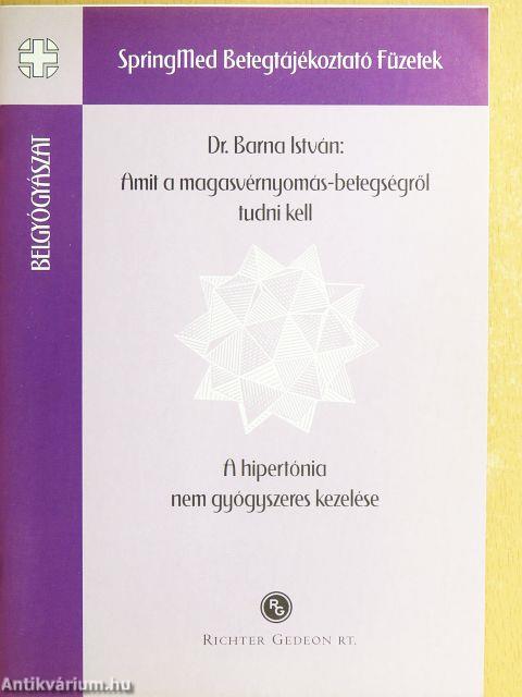 Amit a magasvérnyomás-betegségről tudni kell/A hipertónia nem gyógyszeres kezelése