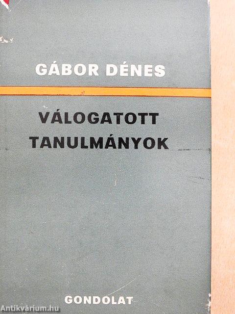 Válogatott tanulmányok