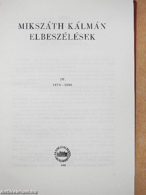 Elbeszélések IV.