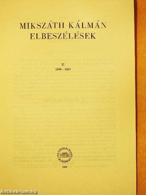 Elbeszélések X.