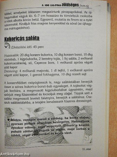 A 100 legjobb zöldséges finomság