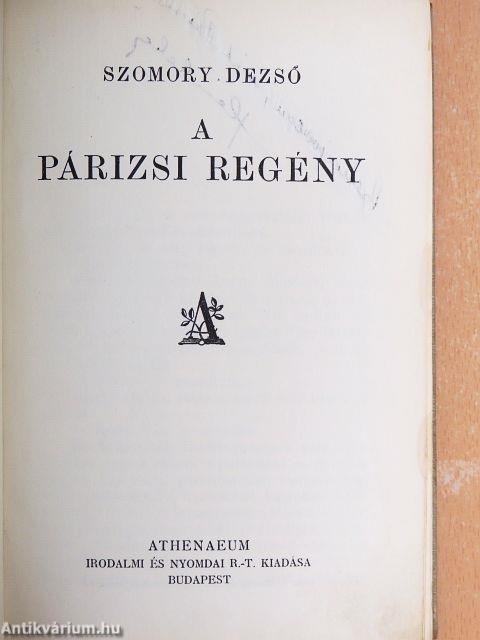 A párizsi regény