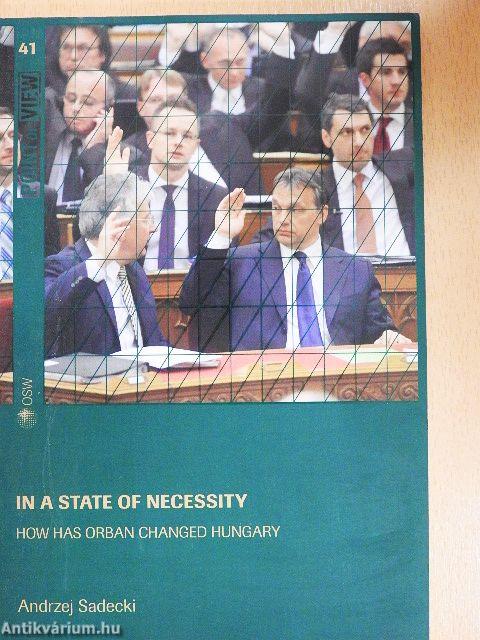 In a State of Necessity