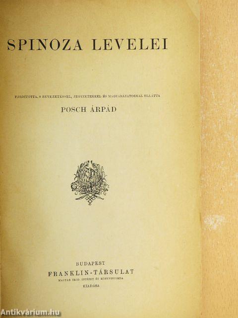 Spinoza levelei