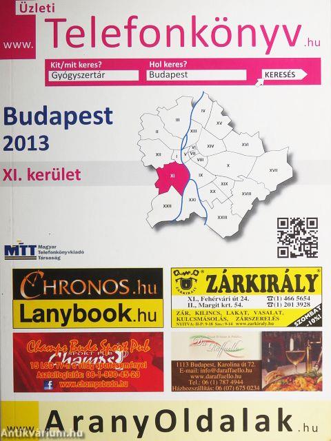 Üzleti telefonkönyv - Budapest XI. kerület 2013