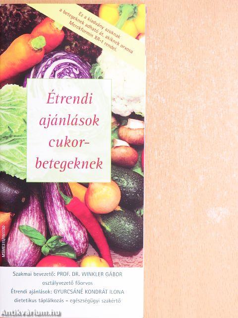 Étrendi ajánlások cukorbetegeknek