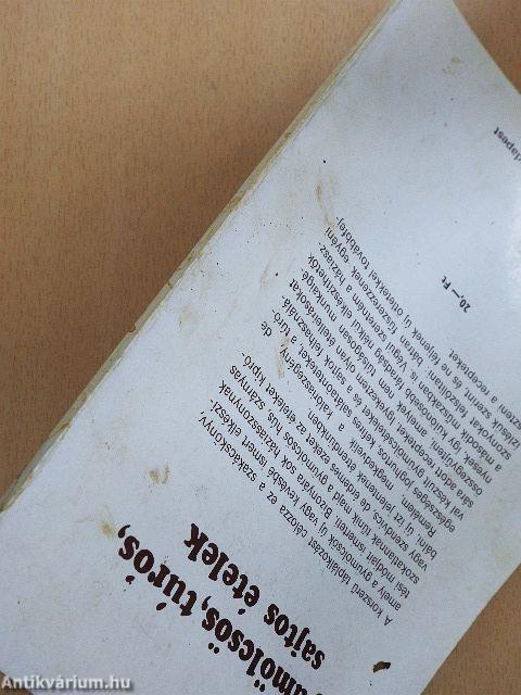 Gyümölcsös, túrós, sajtos ételek