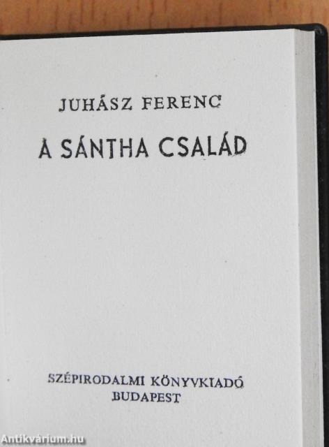 A Sántha család (minikönyv)