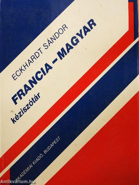 Francia-magyar kéziszótár