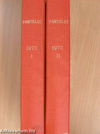 Pártélet 1977. január-december I-II.